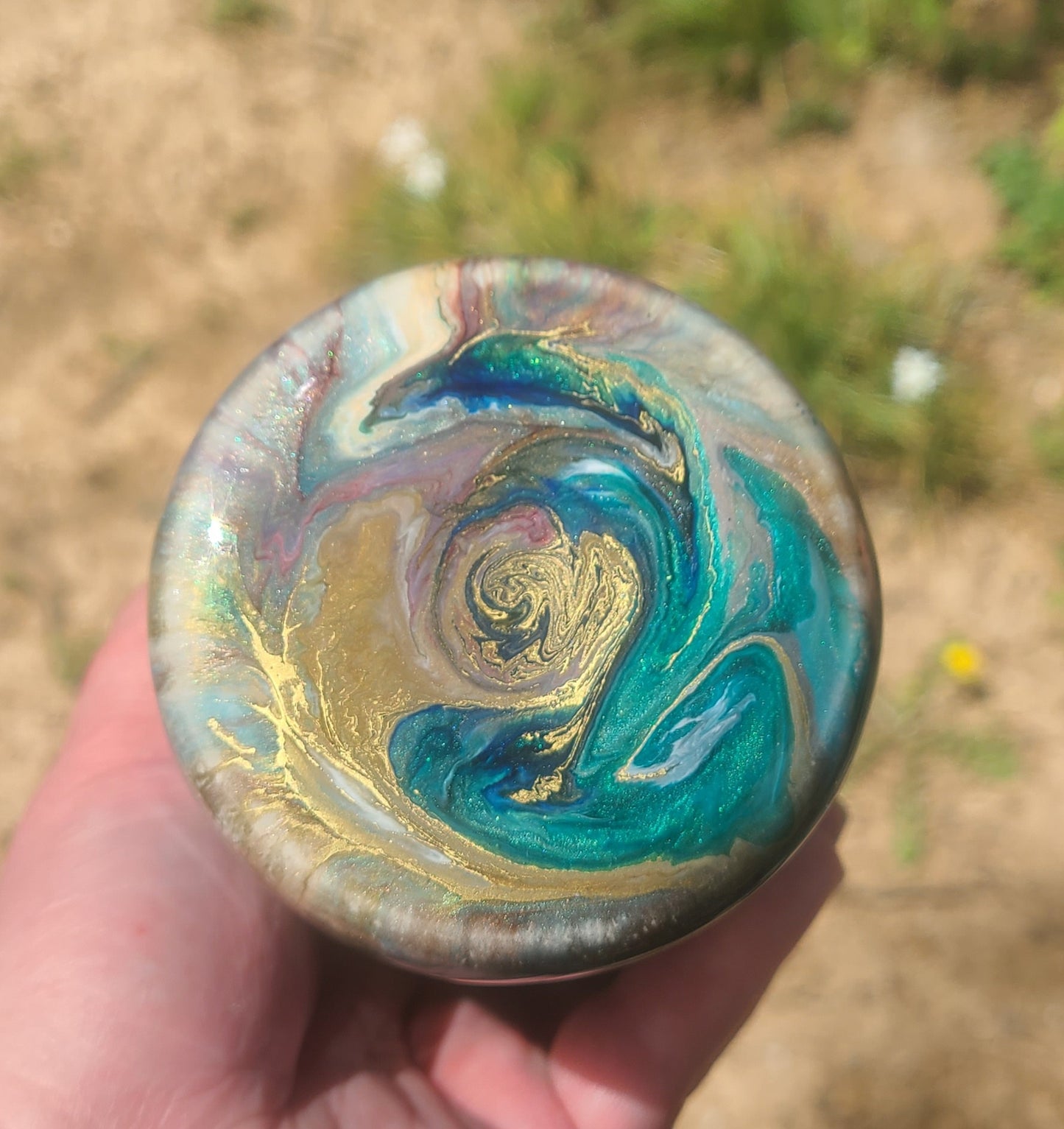 30oz ink n mica swirl