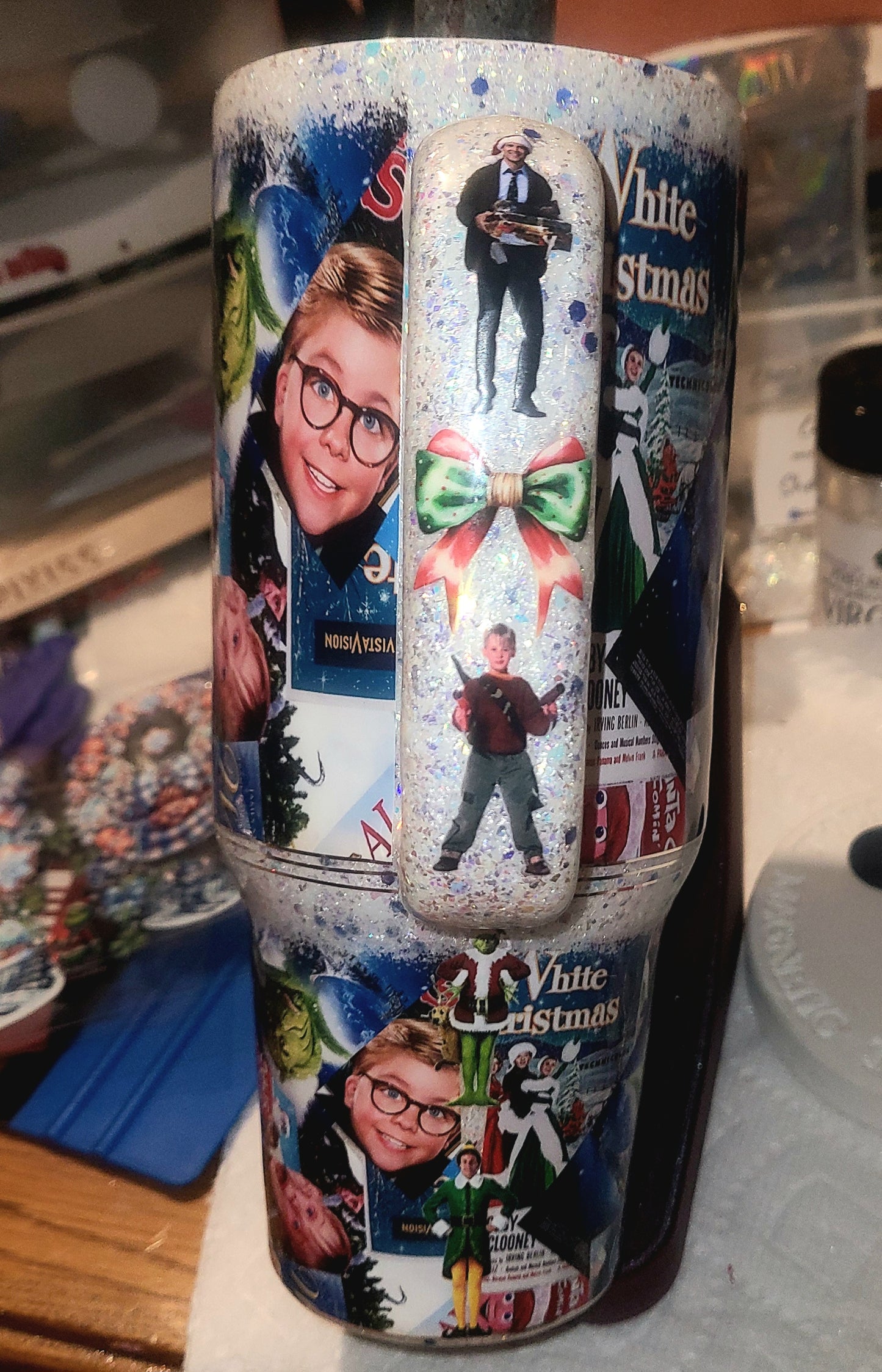 40oz Christmas movie tumbler